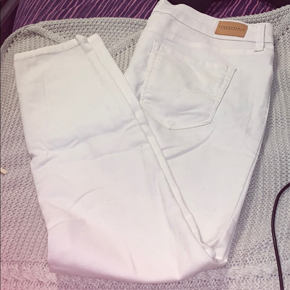 never worn aeropostale white jeggings